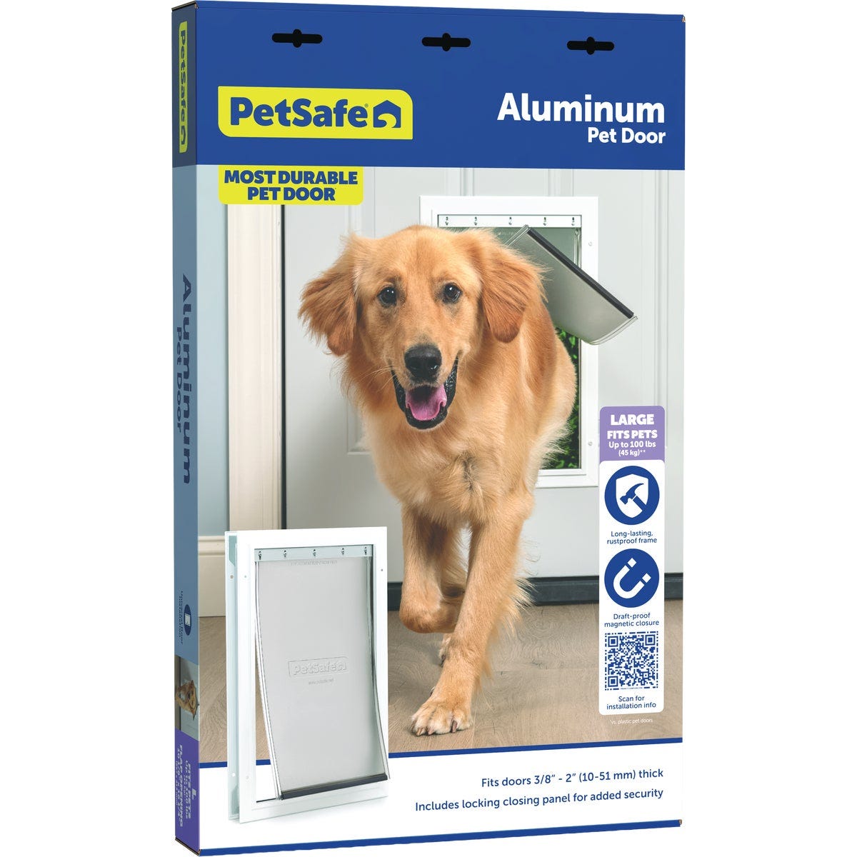 PetSafe Freedom Large White Aluminum Pet Door - photo 3 PetSafe Freedom Large White Aluminum Pet Door - photo 3
