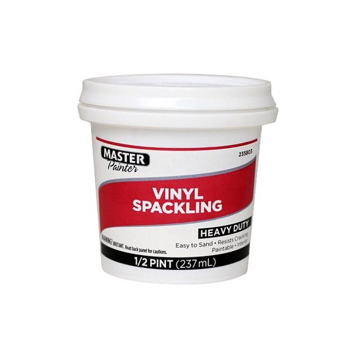 Master Painter 1/2 Pt. Vinyl Spackling Paste