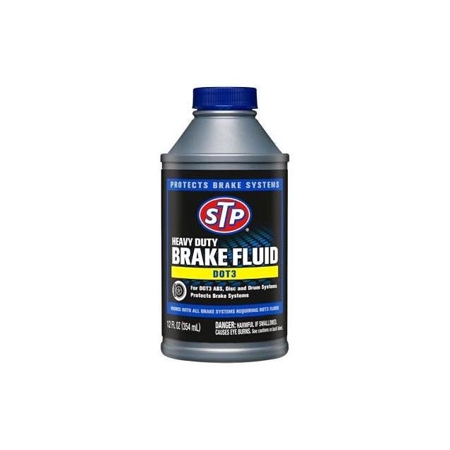 STP DOT 3 12 Oz. Heavy Duty Brake Fluid STP DOT 3 12 Oz. Heavy Duty Brake Fluid