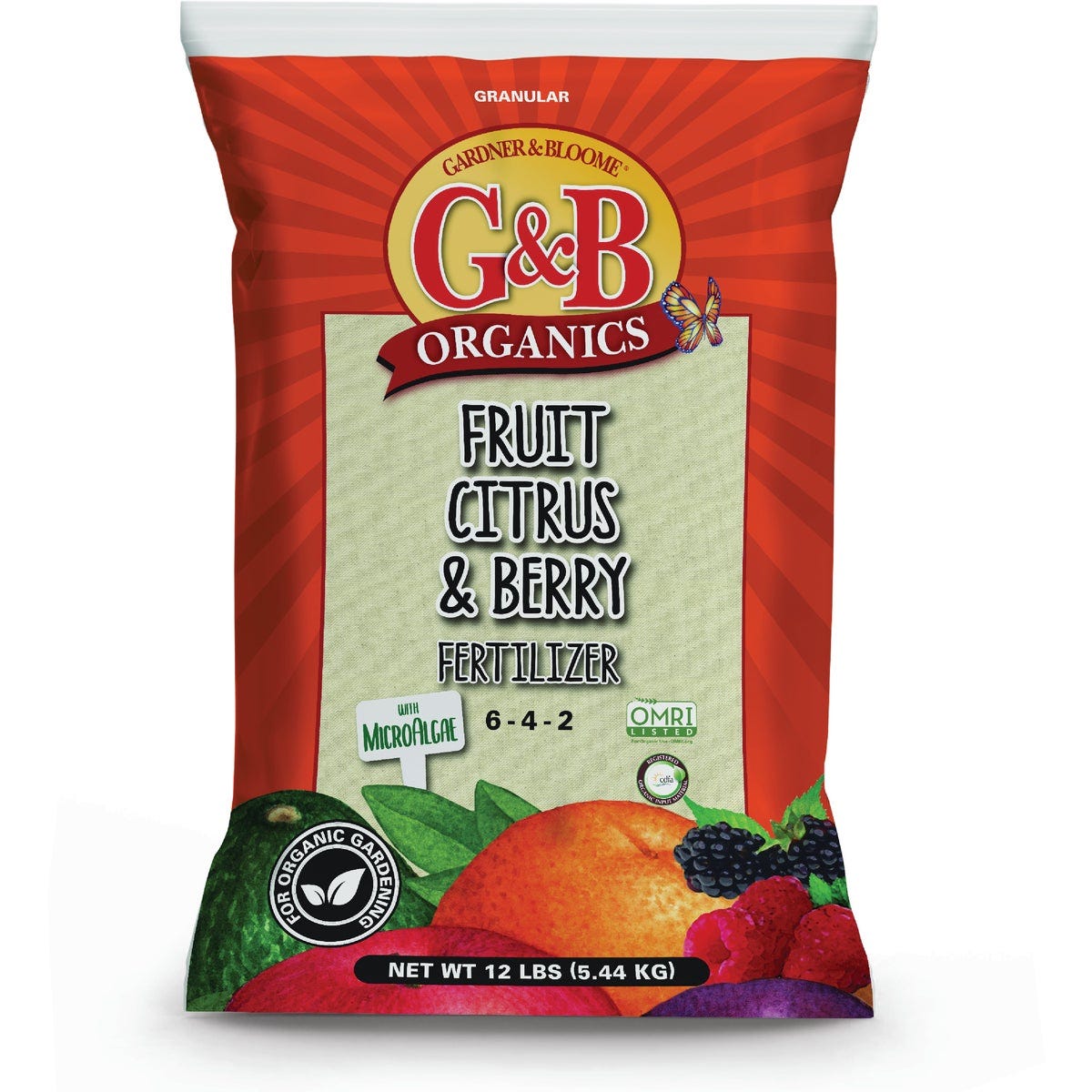 G & B Organics 12 Lb. Citrus & Fruit Tree Fertilizer G & B Organics 12 Lb. Citrus & Fruit Tree Fertilizer