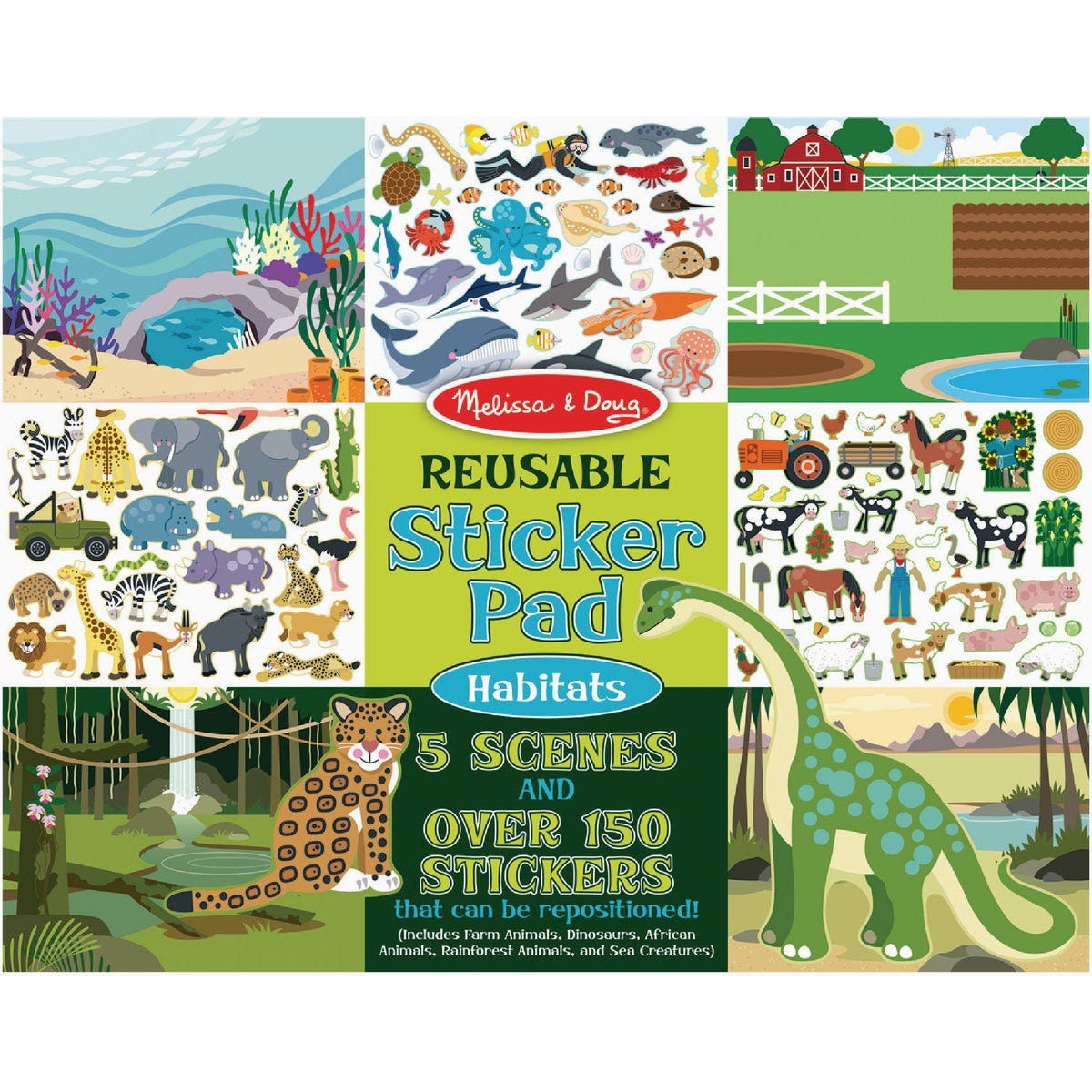 Melissa & Doug Reusable Sticker Pad - Habitats - photo 2 Melissa & Doug Reusable Sticker Pad - Habitats - photo 2