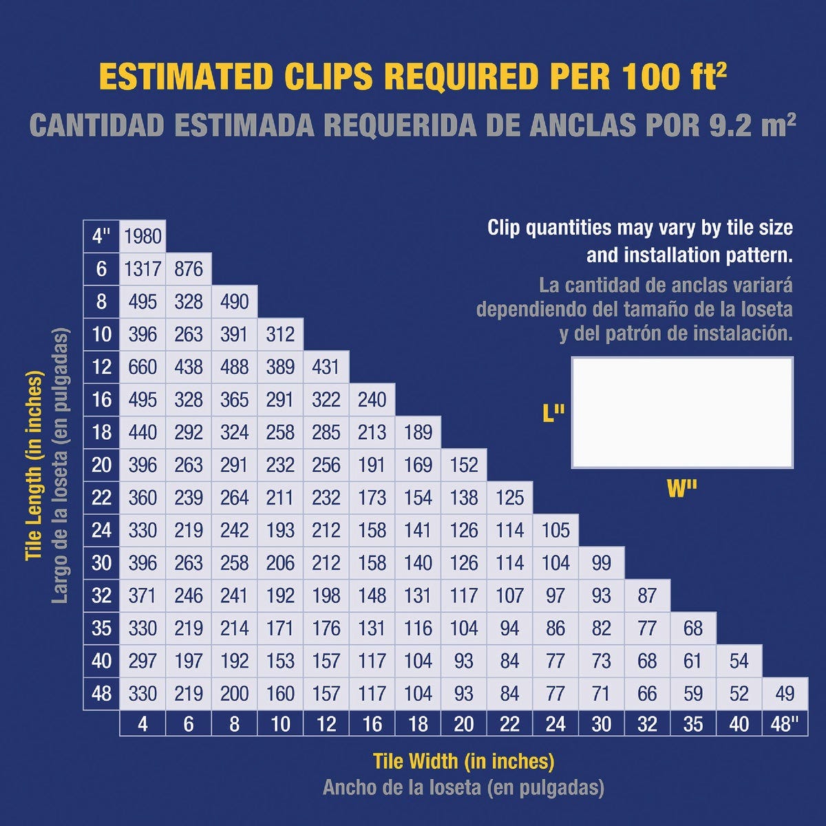 QEP Xtreme 1/16 In. Leveling Clips (100-Pack) - photo 5