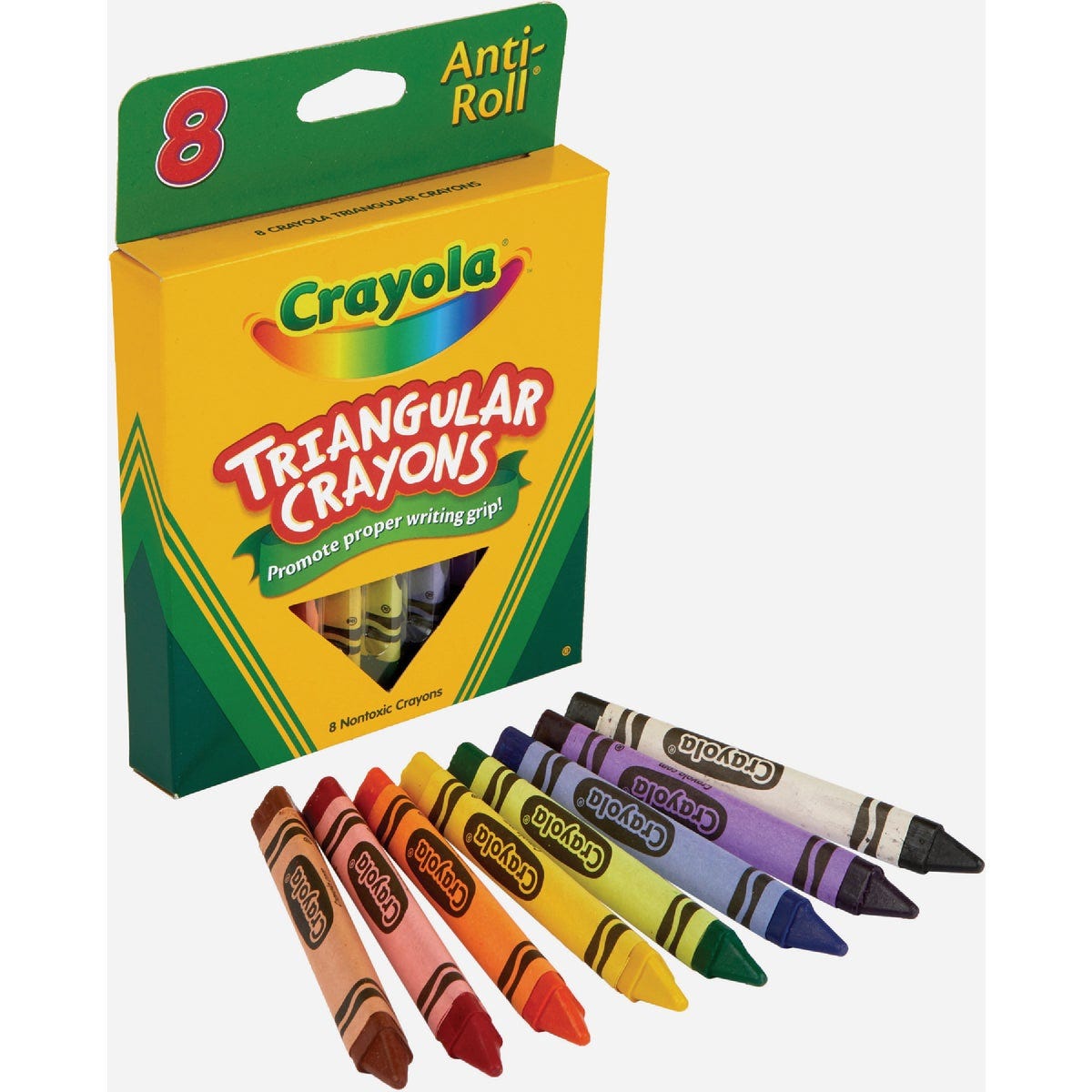 Crayola Triangular Anti Roll Crayons (8-Pack) - photo 3