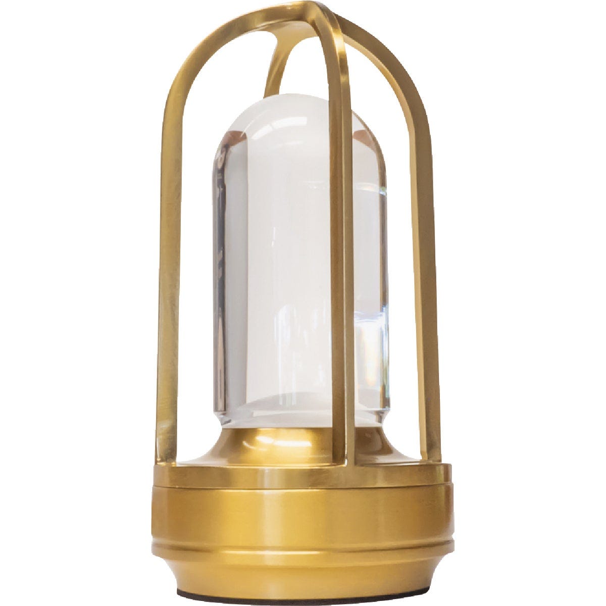 Westek Amerelle Bristol Satin Gold Rechargeable Indoor/Outdoor LED Lamp