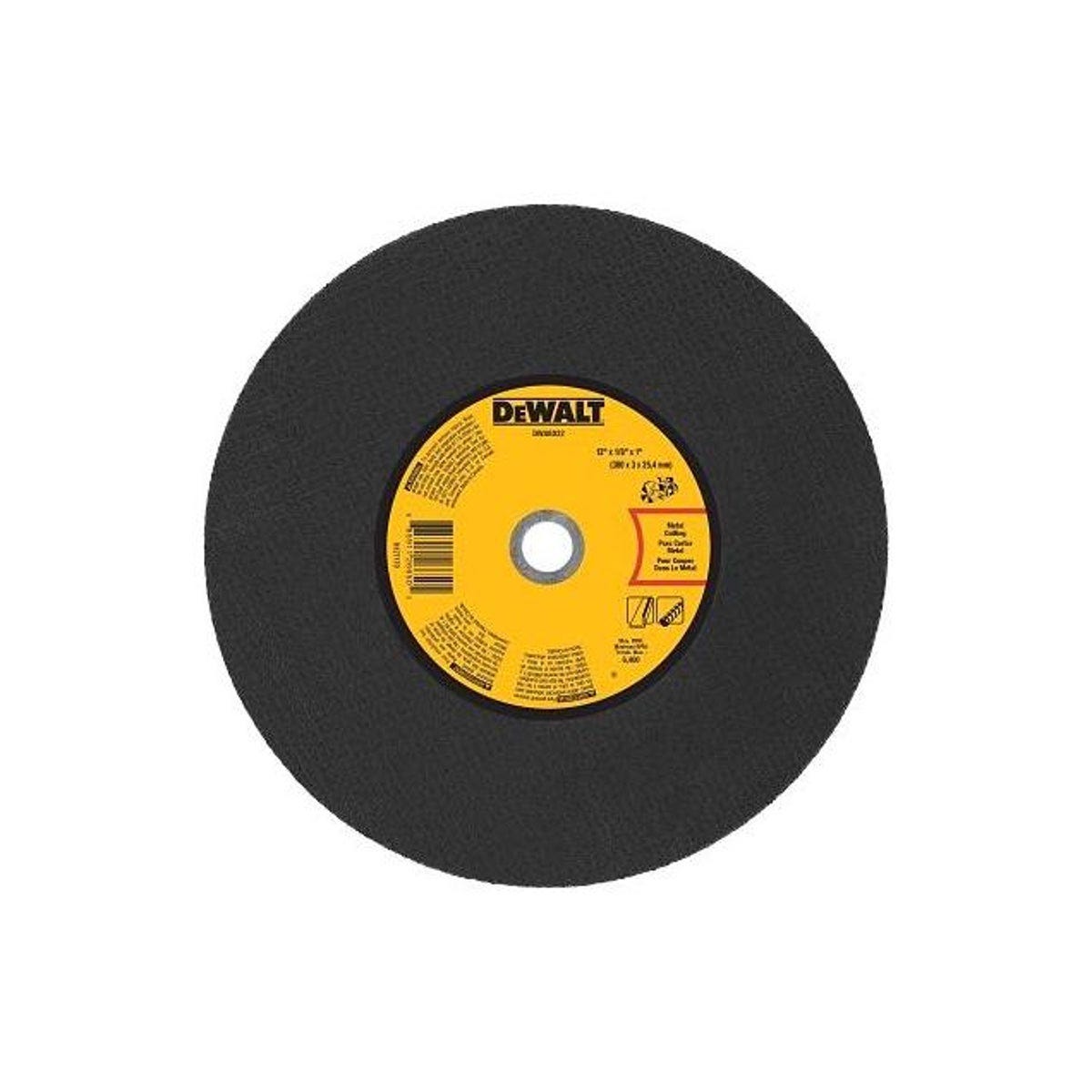 DEWALT 12 In. x 1/8 In. x 1 In. Aluminum Oxide Abrasive Chop/Cut-Off Wheel