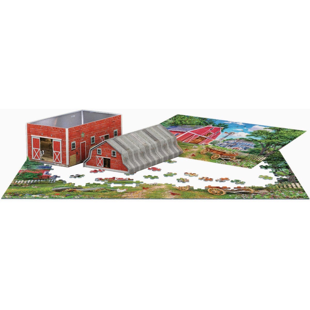 Eurographics Family Barn Shaped Puzzle Tin by Dominic Davison (550 ...
