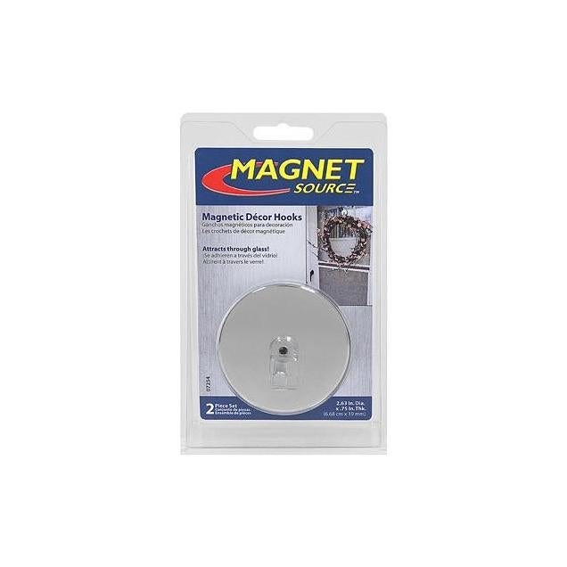 Magnet Source 35 Lb. Magnetic Decor Hooks (2-Pack) Magnet Source 35 Lb. Magnetic Decor Hooks (2-Pack)