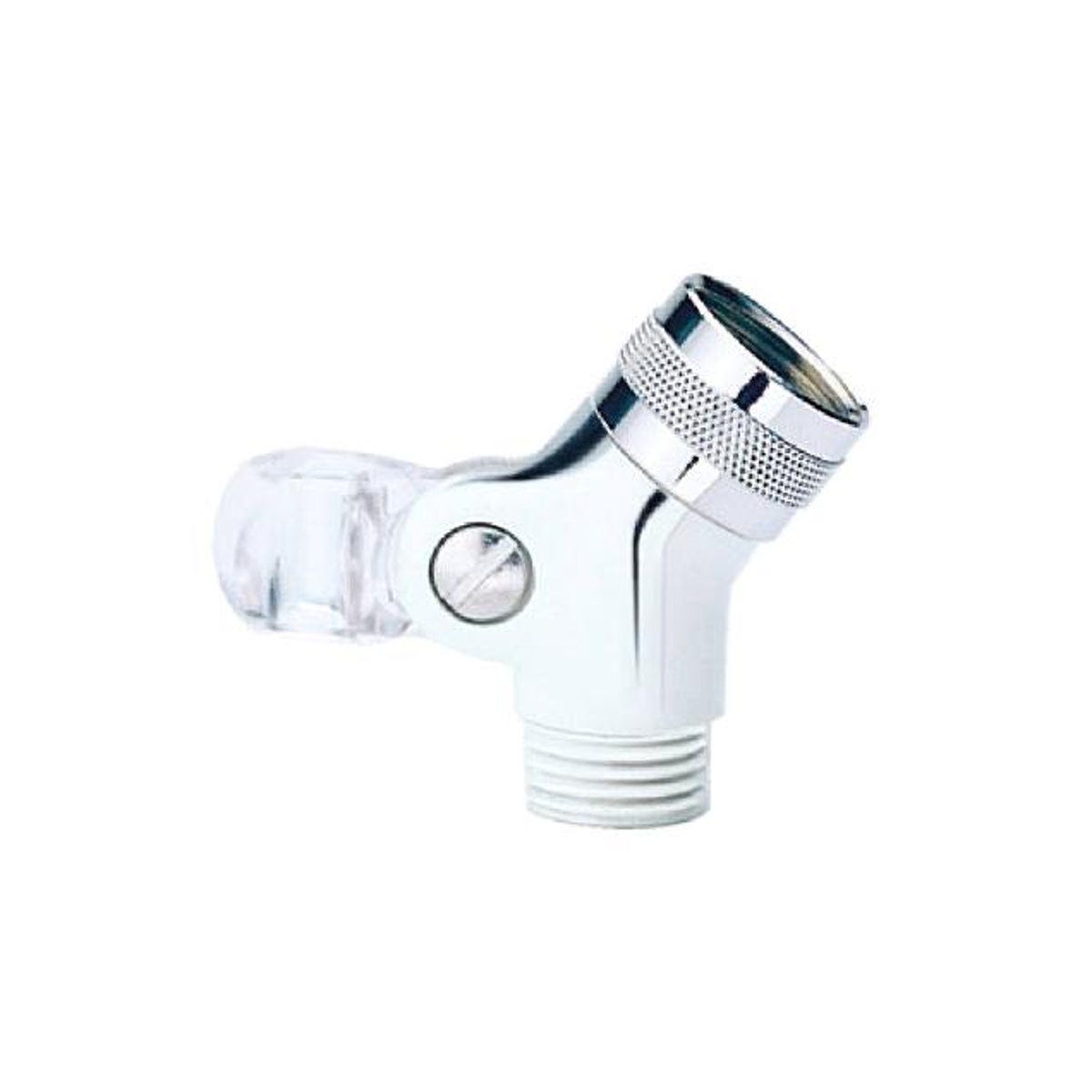 Master Plumber Chrome Finish Handheld Swivel Connector with Pin Mount Connection