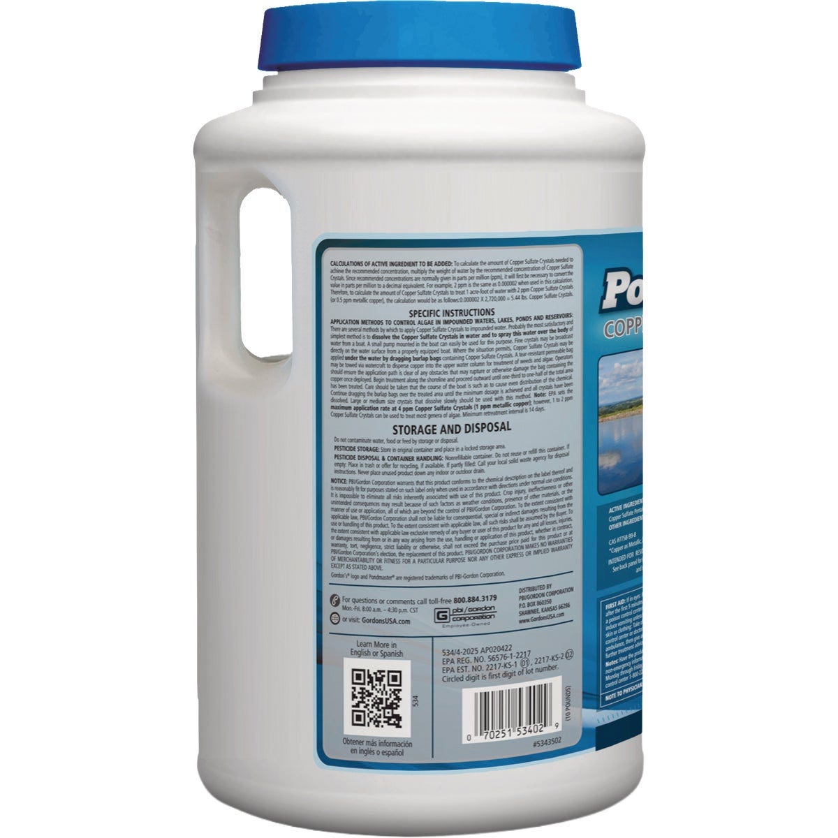 Gordon's PondMaster 10 Lb. Copper Sulfate Crystals - photo 2 Gordon's PondMaster 10 Lb. Copper Sulfate Crystals - photo 2