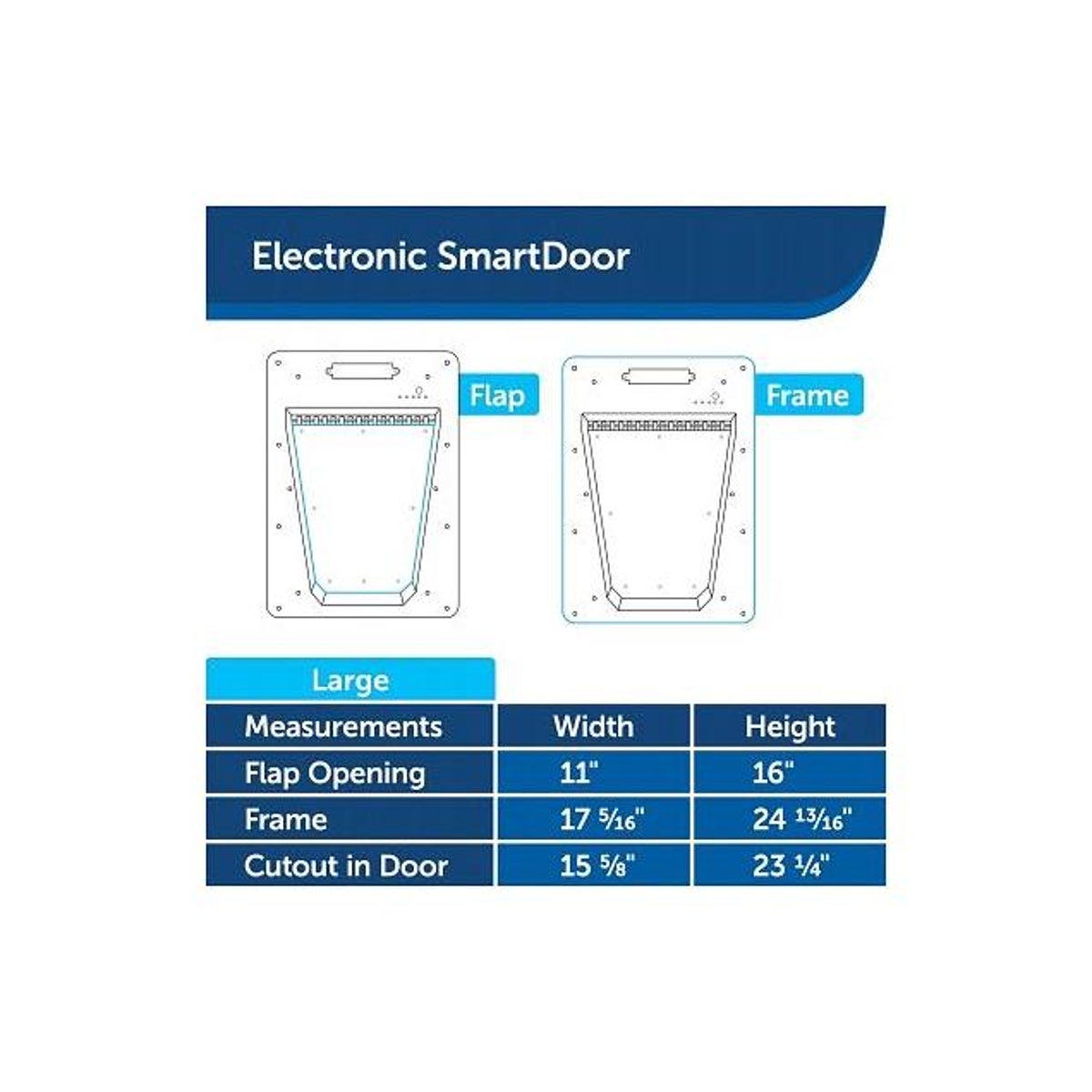 PetSafe 3 Modes Electronic SmartDoor Pet Door for Large Pets 7 - 100 Lb. - photo 2 PetSafe 3 Modes Electronic SmartDoor Pet Door for Large Pets 7 - 100 Lb. - photo 2