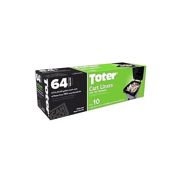 Toter 10-Ct. 64-Gal. Cart Liner Toter 10-Ct. 64-Gal. Cart Liner
