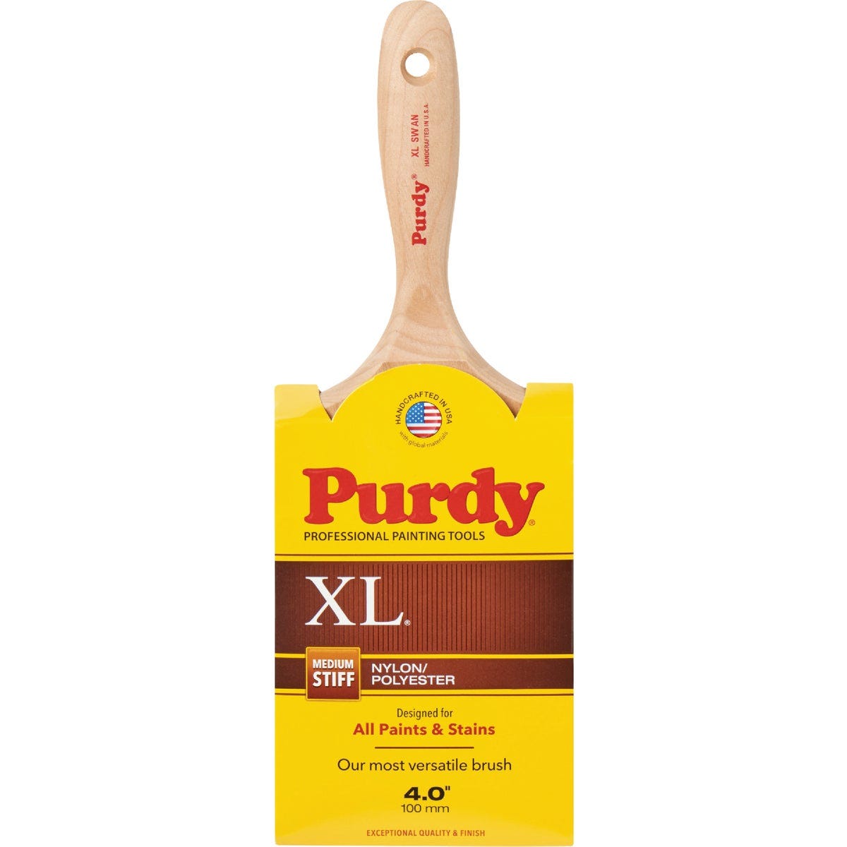 Purdy XL Swan 4 In. Flat Wall Paint Brush Purdy XL Swan 4 In. Flat Wall Paint Brush
