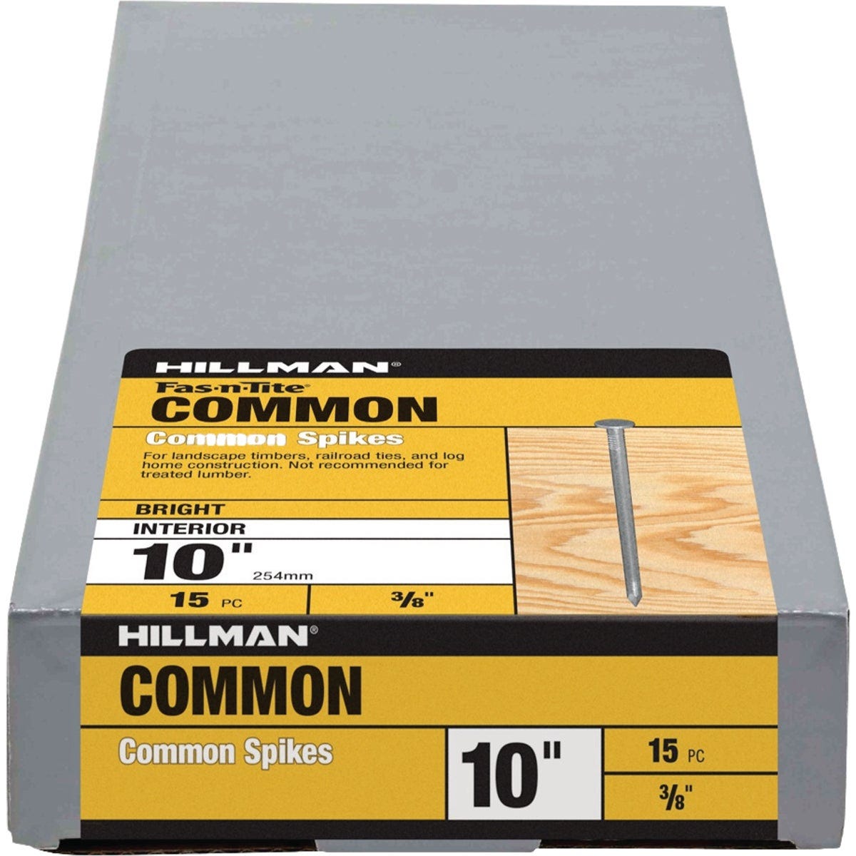 Hillman Fas-n-Tite 10 In. Bright Common Spikes (15-Count) Hillman Fas-n-Tite 10 In. Bright Common Spikes (15-Count)