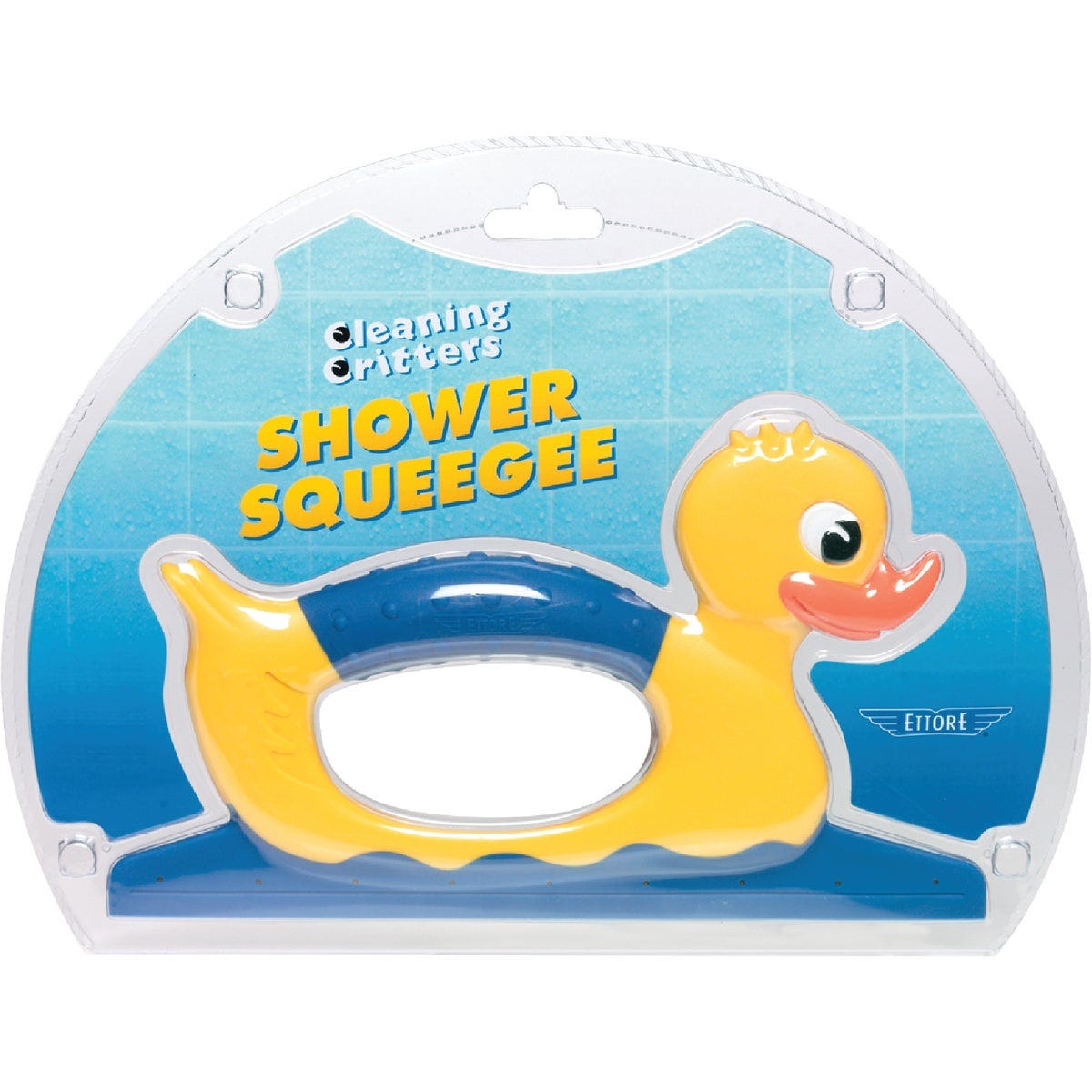 Ettore Cleaning Critters 9 In. Plastic Duck Shower Squeegee - photo 2