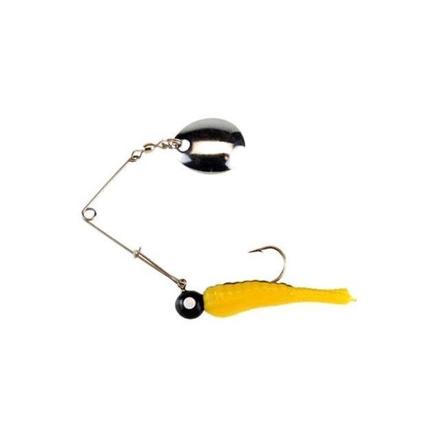 Berkley Johnson 1/4 Oz. Yellow Nickel/ Black Stripe Beetle Spinner