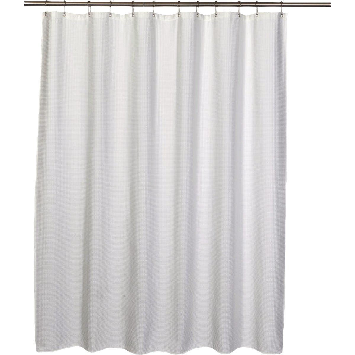 Moda At Home White Poly/Cotton Quaker Waffle Shower Curtain - photo 2 Moda At Home White Poly/Cotton Quaker Waffle Shower Curtain - photo 2