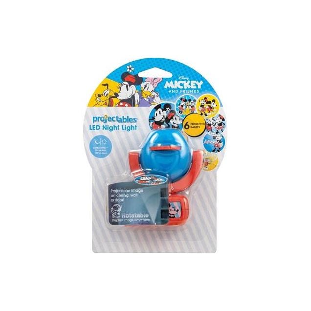 Disney Minnie & Mickey Projectable LED Night Light