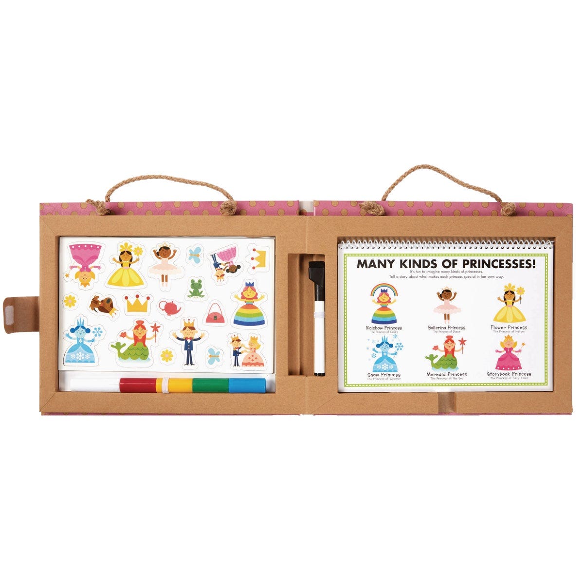 Melissa & Doug Play, Draw, Create Magnet Kit - Princess Melissa & Doug Play, Draw, Create Magnet Kit - Princess