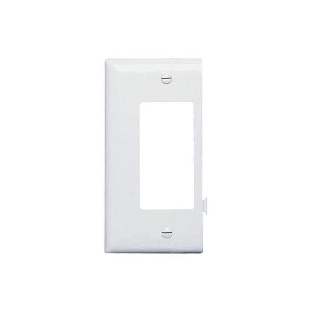 Legrand Pass & Seymour End Section Nylon Decorator Wall Plate, White Legrand Pass & Seymour End Section Nylon Decorator Wall Plate, White