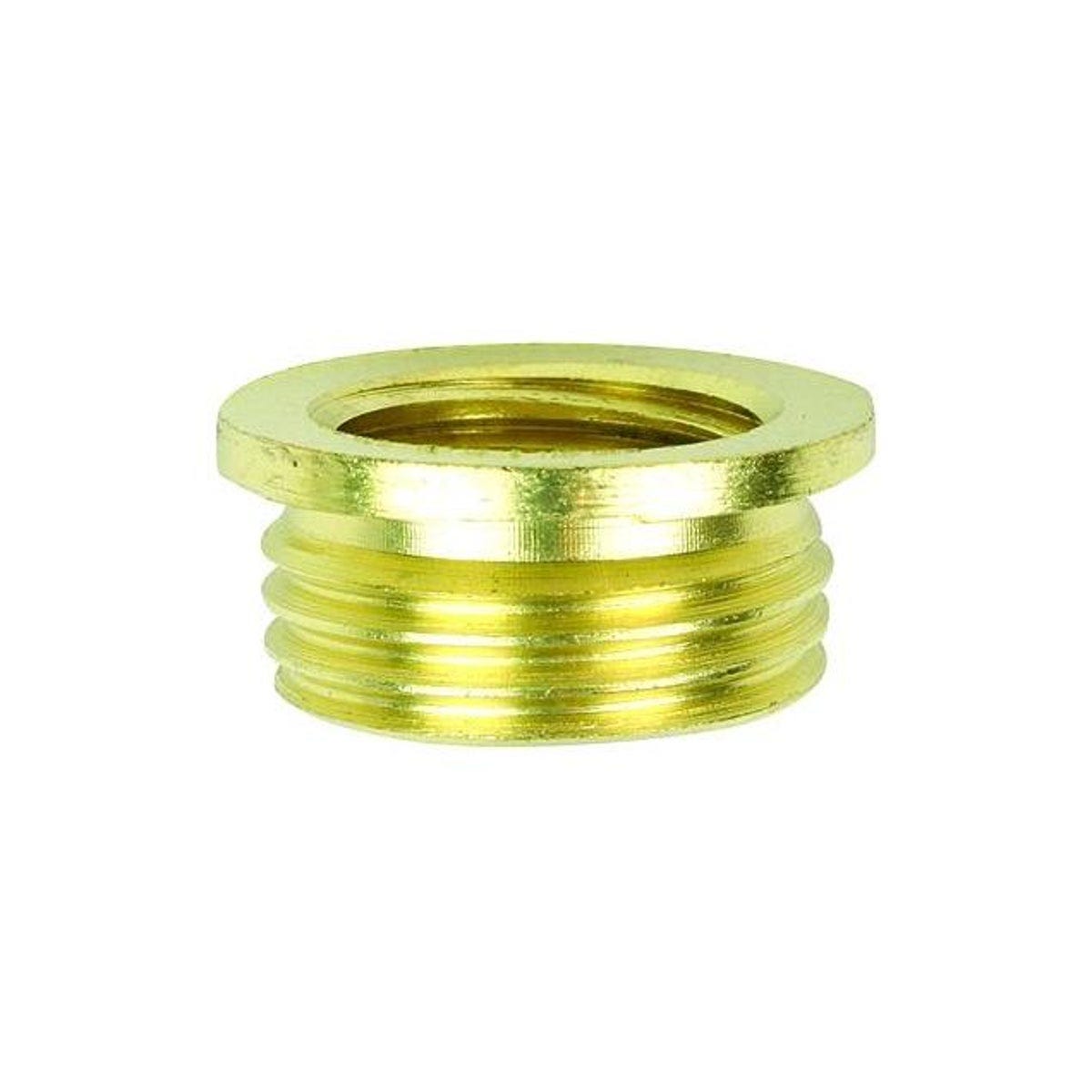 Jandorf 3/8 Male x 1/4 Female Brass Finish Lamp IP Reducer