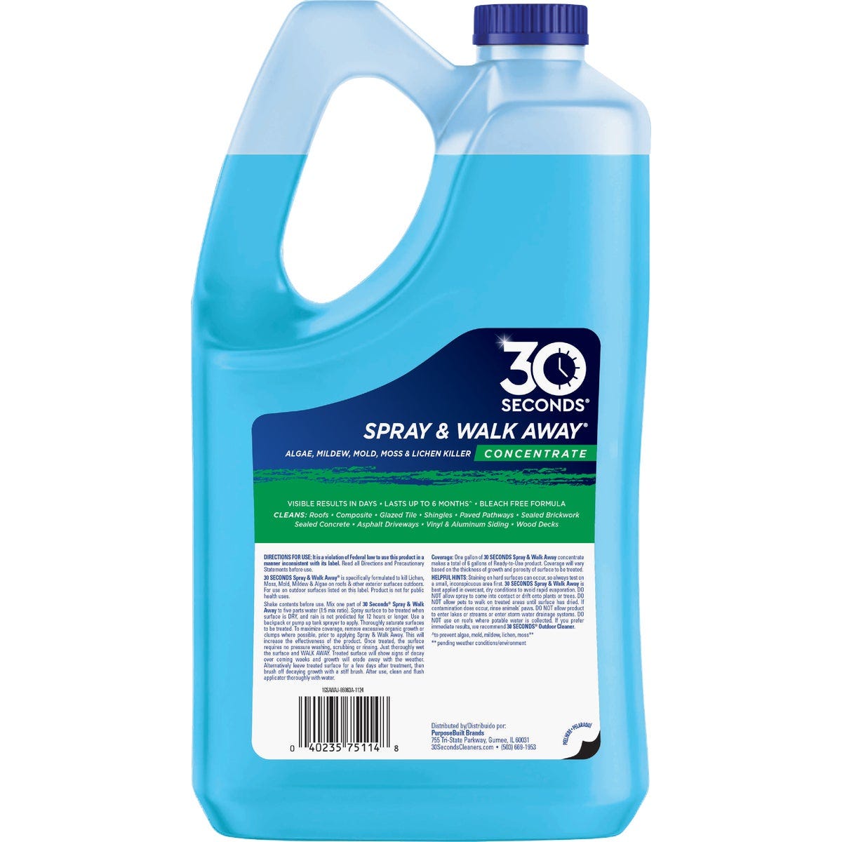 30 Seconds Spray and Walk Away Concentrate, 1 Gallon - photo 2 30 Seconds Spray and Walk Away Concentrate, 1 Gallon - photo 2