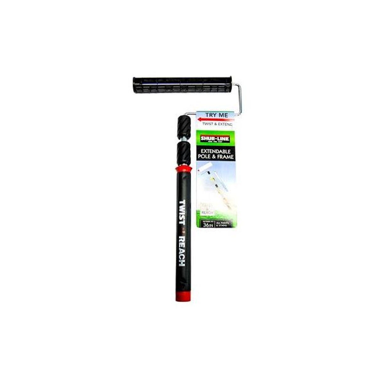 Shur-Line Premium Twist 'N Reach Premium Extension Pole With 9 In. Roller Frame Shur-Line Premium Twist 'N Reach Premium Extension Pole With 9 In. Roller Frame