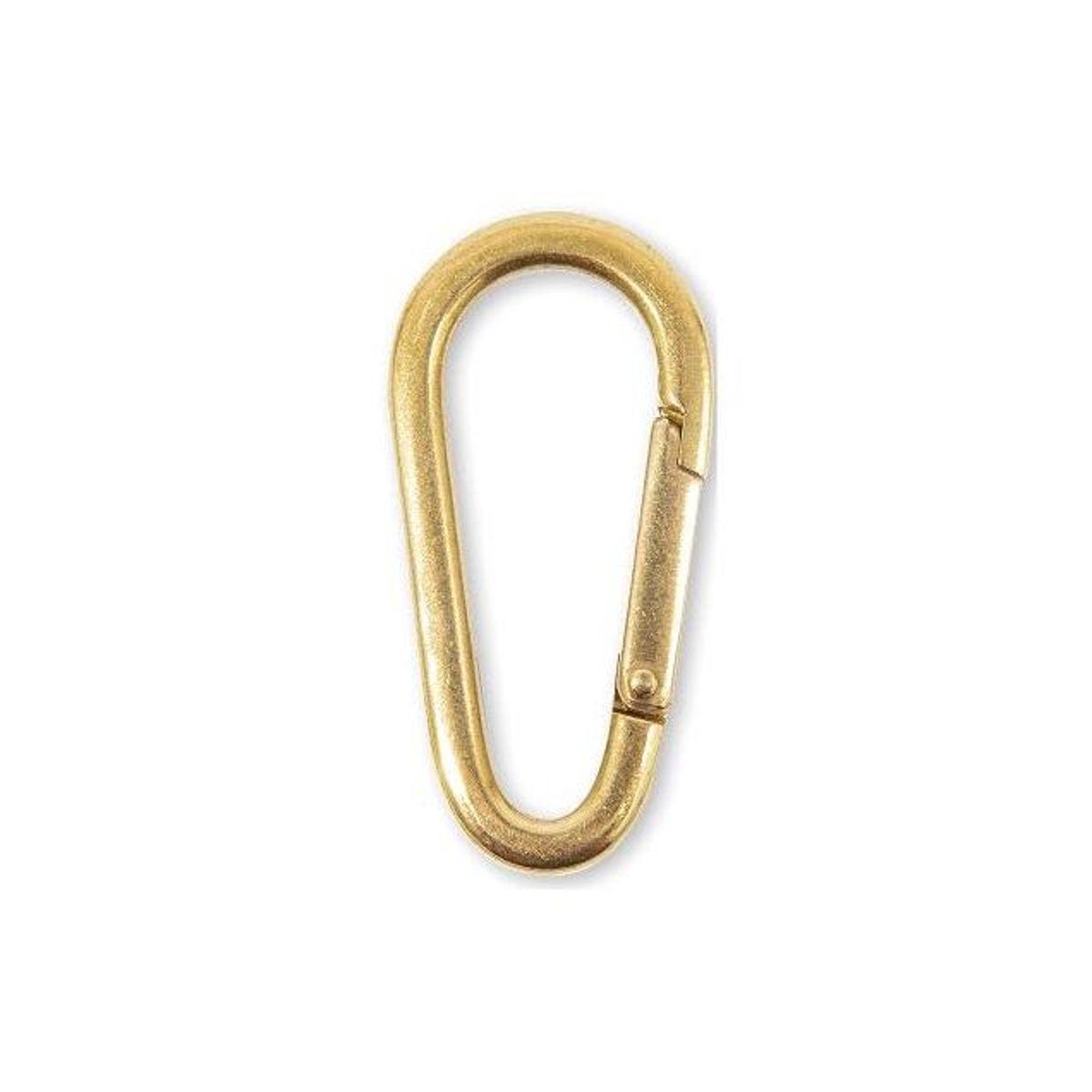 Hillman Black or Gold Brass Sanitas Key Carabiner - photo 2