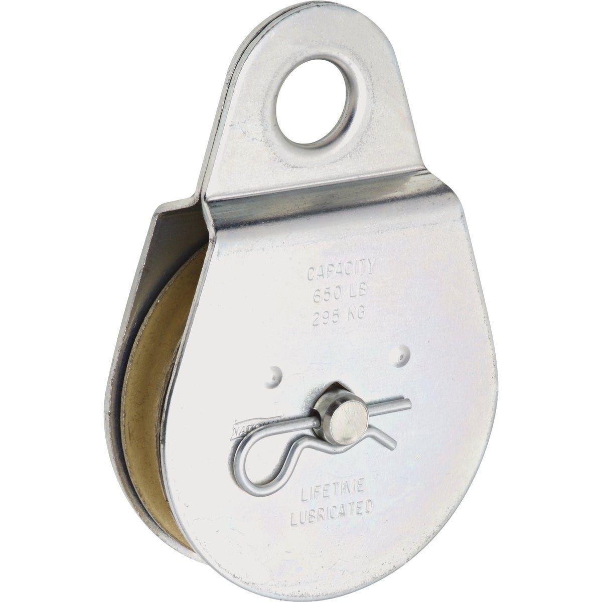 National Hardware 3 In. Zinc Plated Fixed Single Pulley National Hardware 3 In. Zinc Plated Fixed Single Pulley