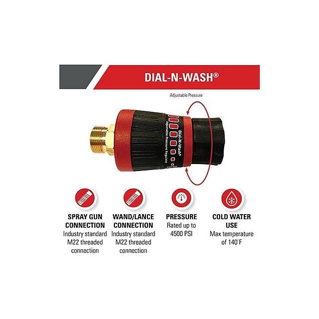 Simpson Dial-N-Wash 3/8 In. FNPT Female x 1/4 In. FNPT Pressure Washer Connector - photo 2 Simpson Dial-N-Wash 3/8 In. FNPT Female x 1/4 In. FNPT Pressure Washer Connector - photo 2