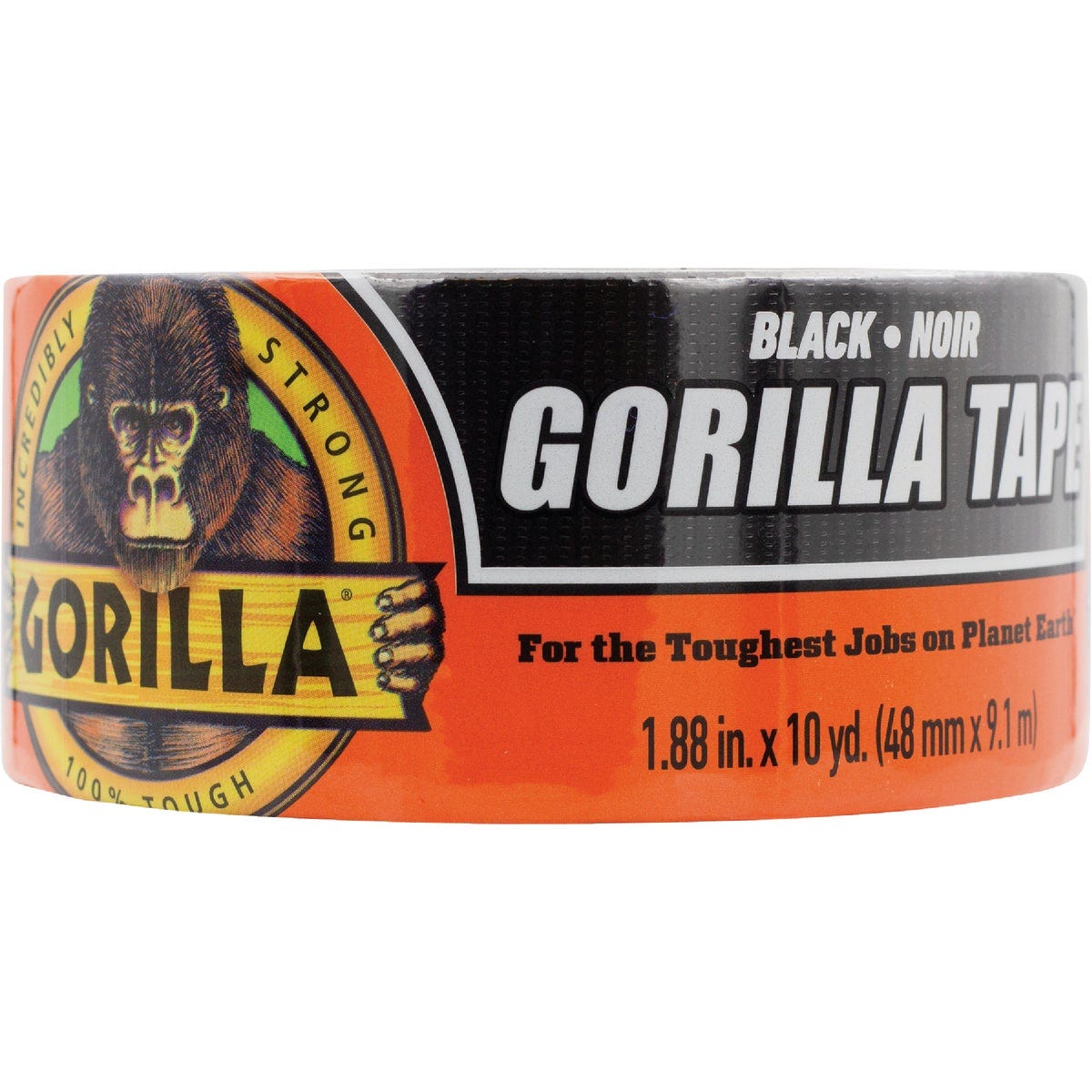Gorilla 1.88 In. x 10 Yd. Heavy-Duty Duct Tape, Black Gorilla 1.88 In. x 10 Yd. Heavy-Duty Duct Tape, Black