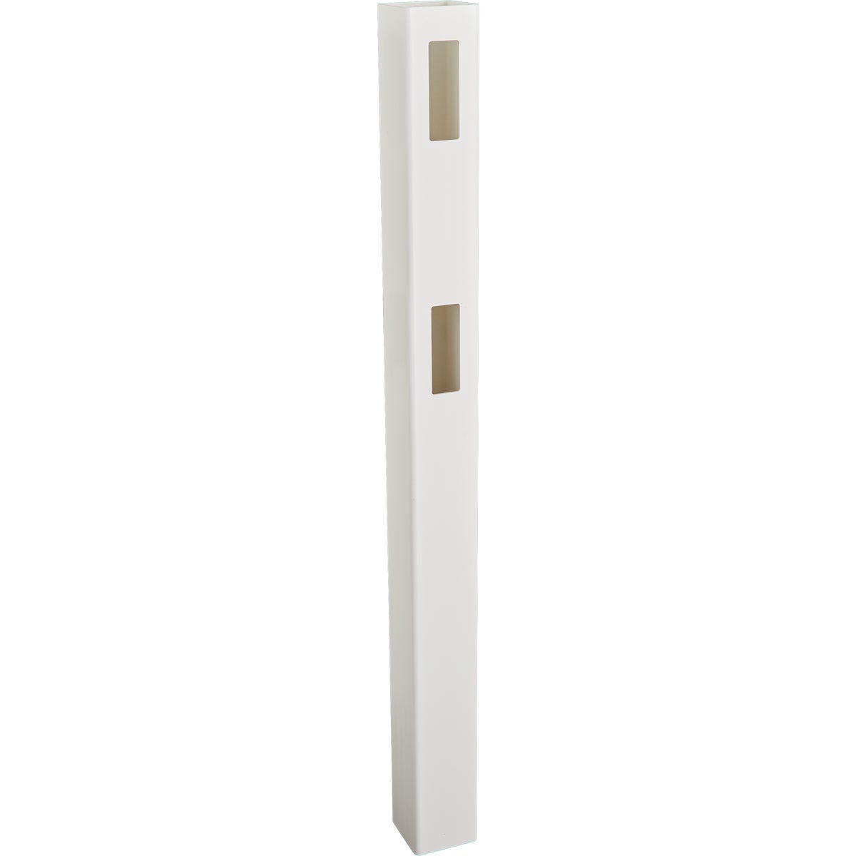 5 In. x 5 In. x 60 In. White End 2-Rail Fence Vinyl Post - photo 2