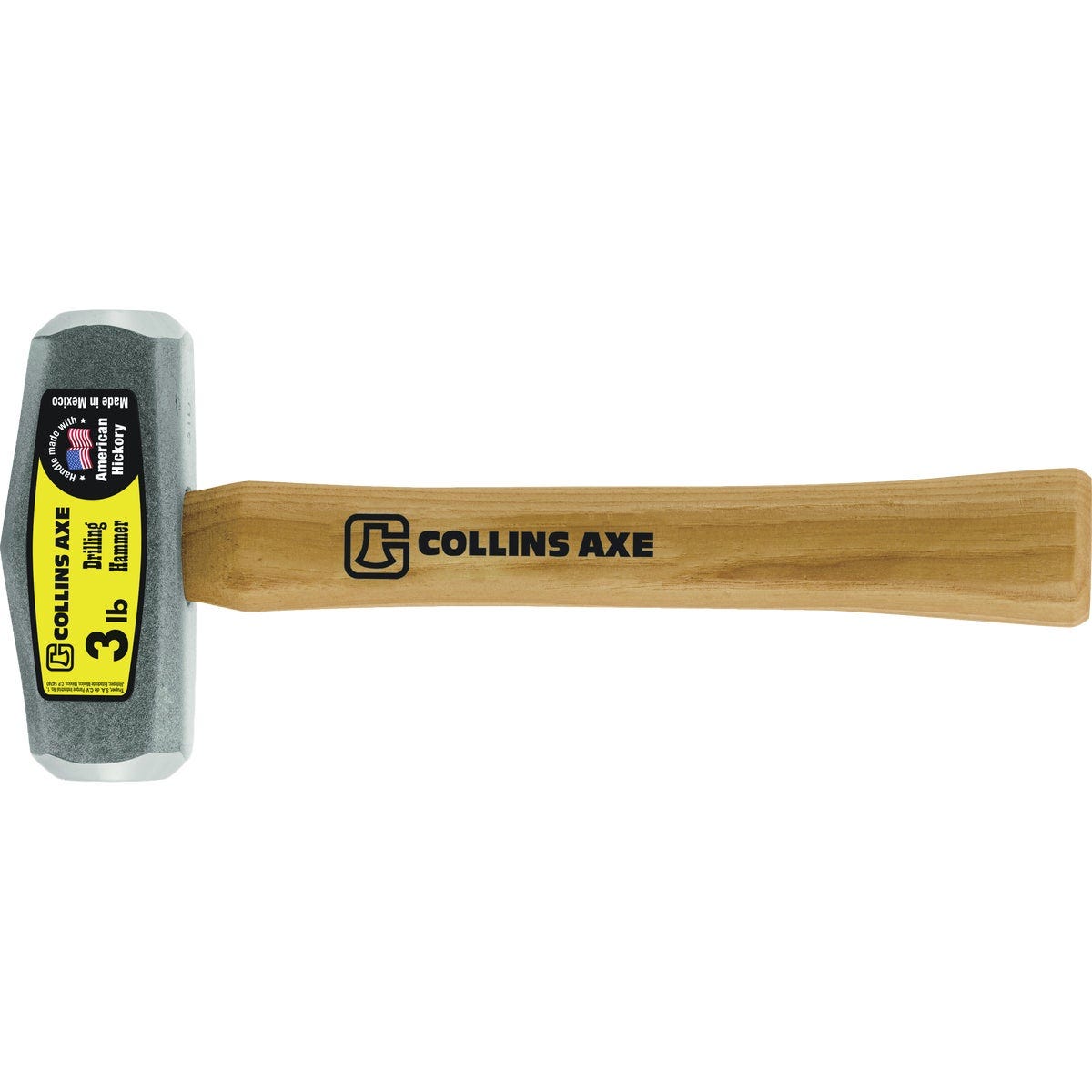 Collins 3 Lb. Carbon Steel Drilling Hammer Collins 3 Lb. Carbon Steel Drilling Hammer