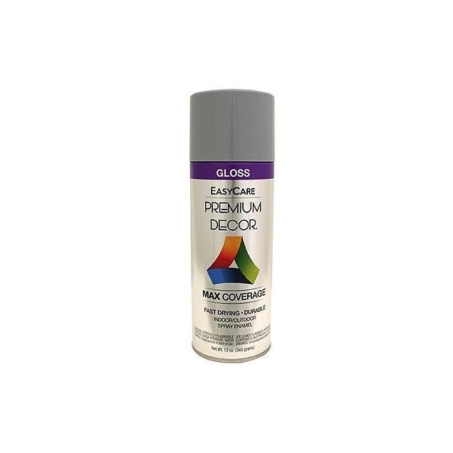 EasyCare Premium Decor 12 oz. Spray Paint, Pewter Gray Gloss