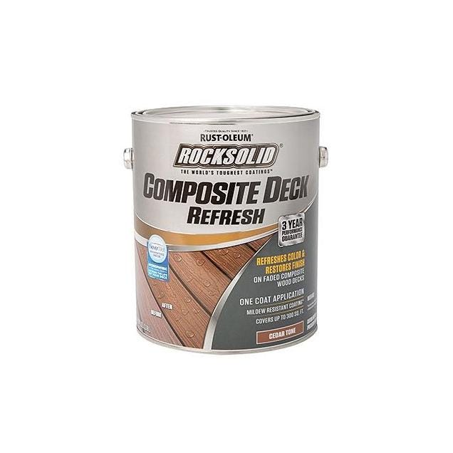 Rust-Oleum RockSolid Composite Deck Refresh, Cedar, 1-Gal.