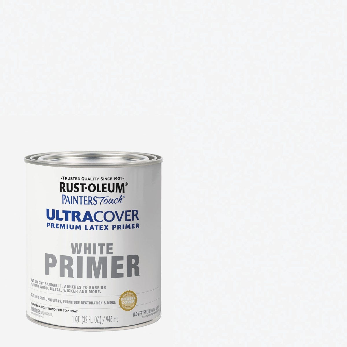 Rust-Oleum Painter's Touch Ultra Cover Flat Premium Latex Primer, White, 1 Qt. Rust-Oleum Painter's Touch Ultra Cover Flat Premium Latex Primer, White, 1 Qt.