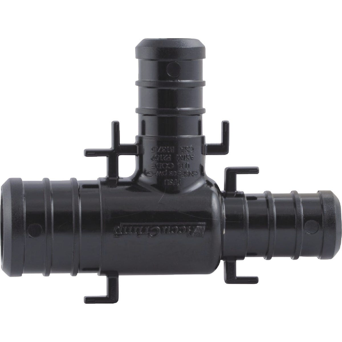 SharkBite PEX-B 3/4 In. x 1/2 In. x 1/2 In. Poly Alloy Barb Tee (5-Pack) - photo 2