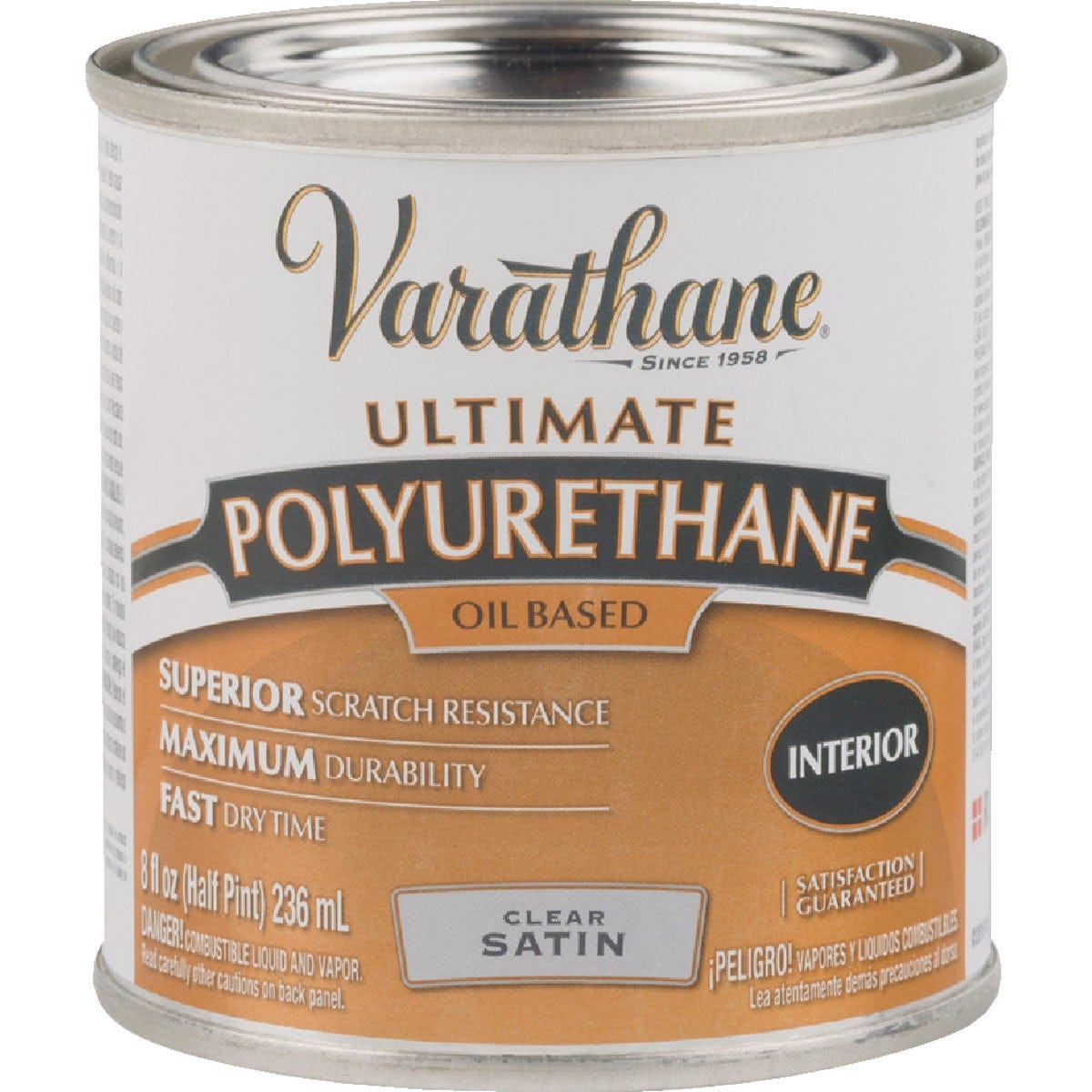 Varathane Satin Interior Polyurethane, 1/2 Pt. - photo 2