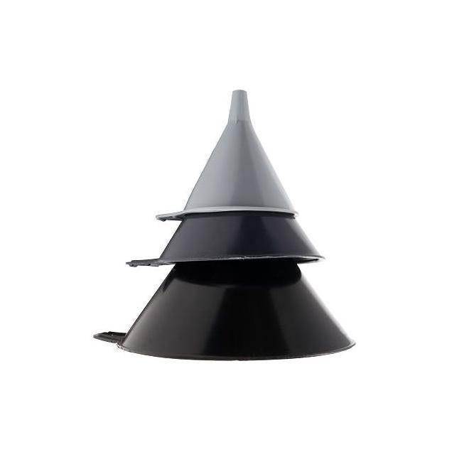 Hopkins 1/2 Pt./Pt./2-Qt. Funnel Set (3-Piece) Hopkins 1/2 Pt./Pt./2-Qt. Funnel Set (3-Piece)