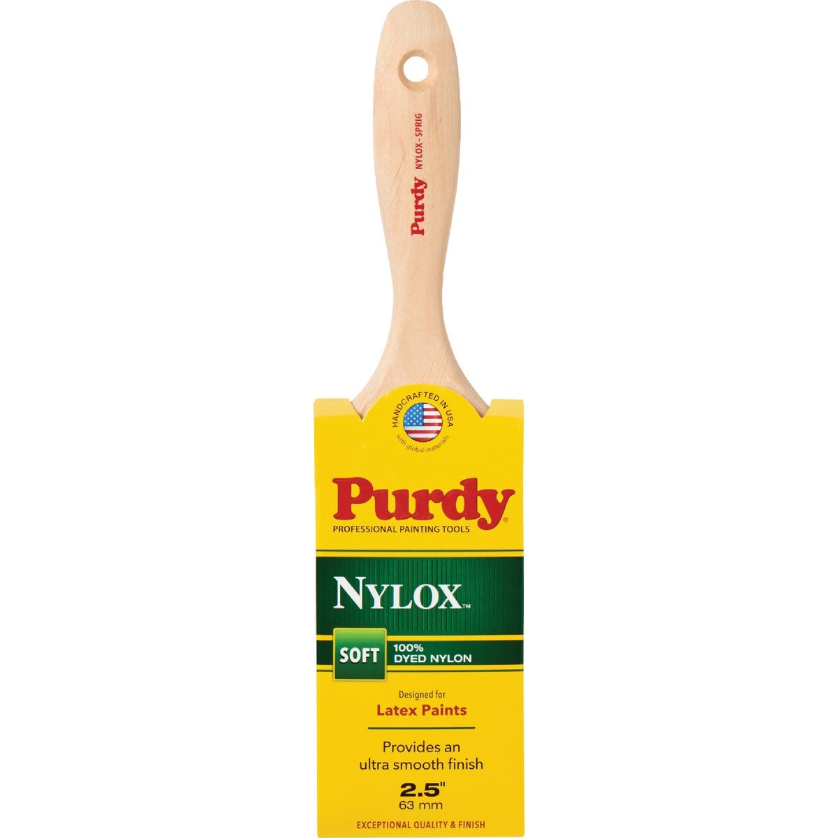 Purdy Nylox Sprig 2-1/2 In. Flat Trim Soft Paint Brush Purdy Nylox Sprig 2-1/2 In. Flat Trim Soft Paint Brush