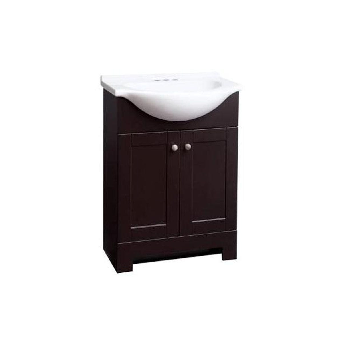 Royal Cabinets Euro Moderna Grigio Single Sink Bathroom Vanity Royal Cabinets Euro Moderna Grigio Single Sink Bathroom Vanity