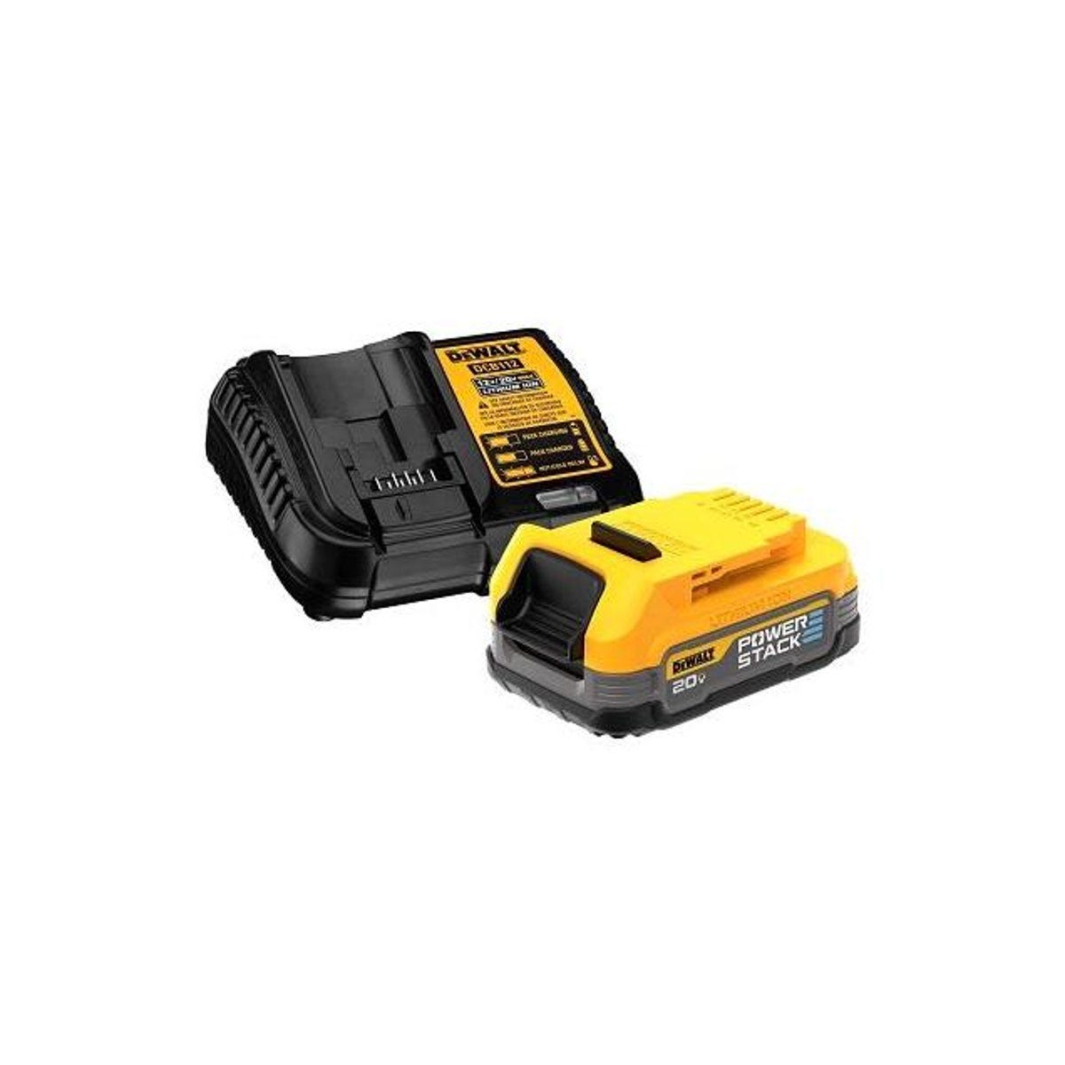 DEWALT MAX 20V PowerStack Compact Battery & Charger DEWALT MAX 20V PowerStack Compact Battery & Charger