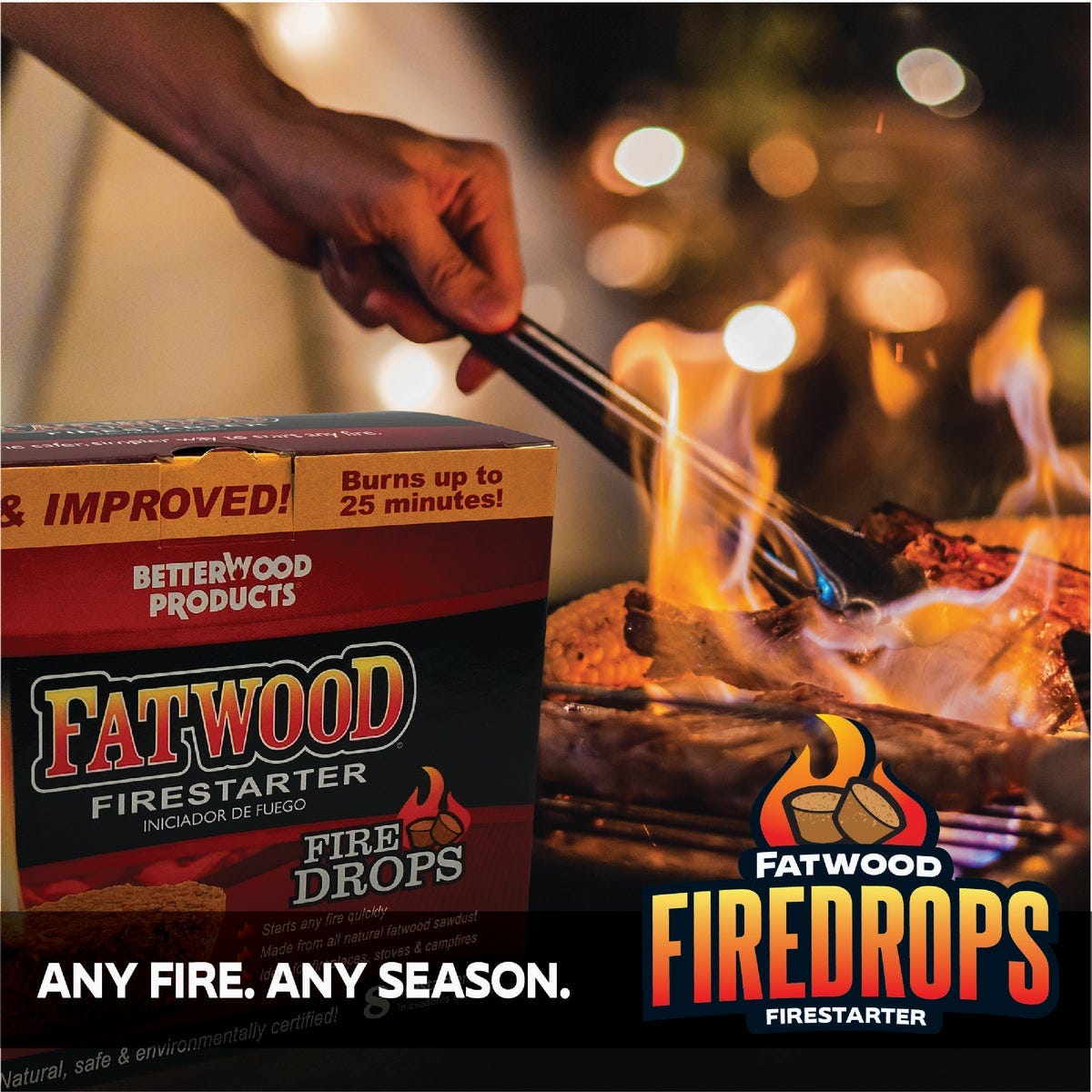 Fatwood Firedrops Fire Starter (8-Pack) - photo 6 Fatwood Firedrops Fire Starter (8-Pack) - photo 6