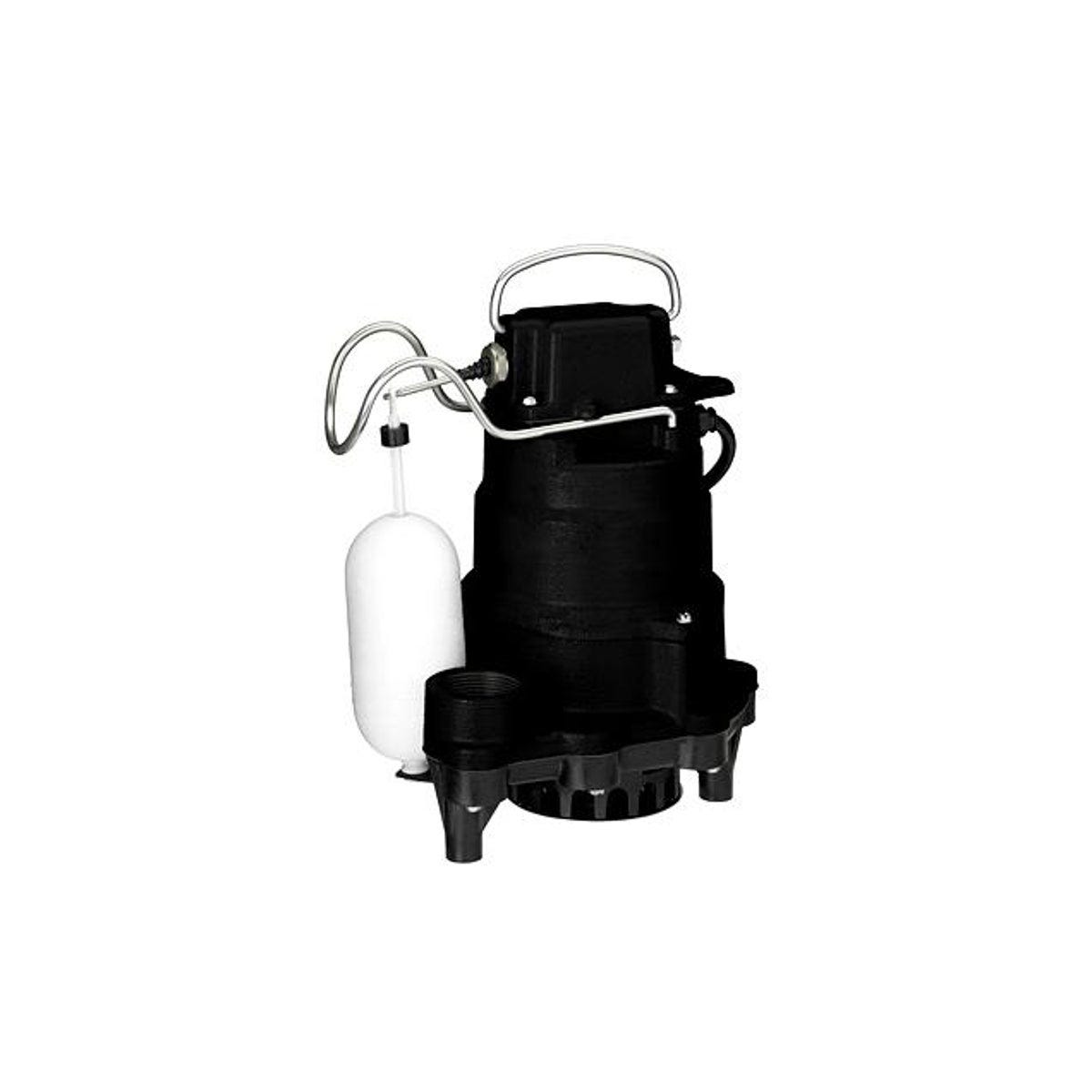 Master Plumber 1/2 HP 2-Pole Float Switch Cast Iron Sump Pump Master Plumber 1/2 HP 2-Pole Float Switch Cast Iron Sump Pump