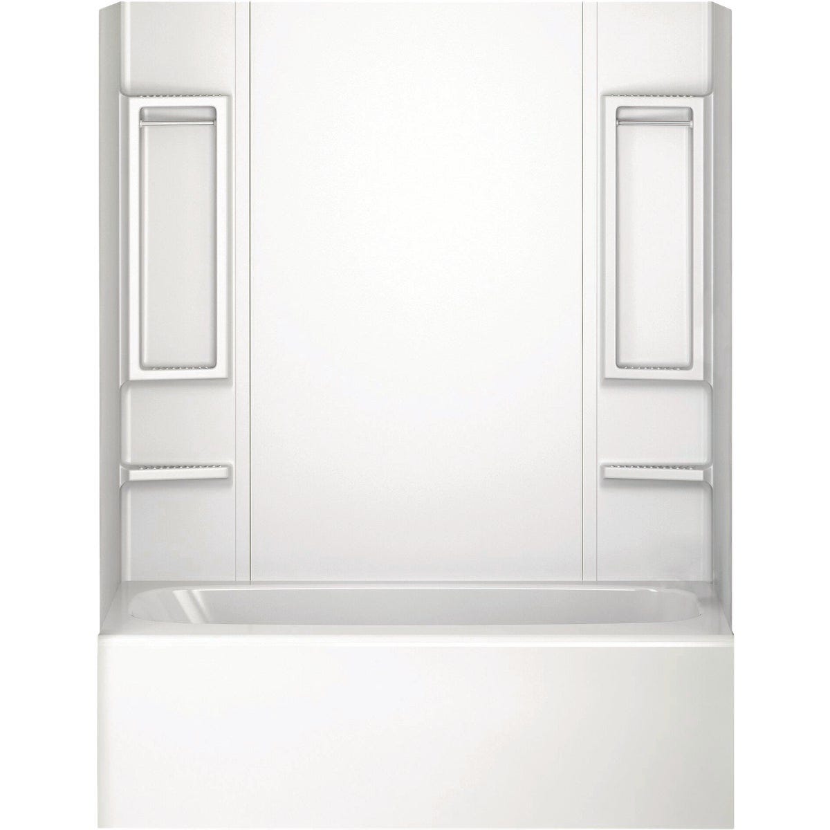 Delta 5-Piece White Galiant Bathtub Wall Surround Set Delta 5-Piece White Galiant Bathtub Wall Surround Set