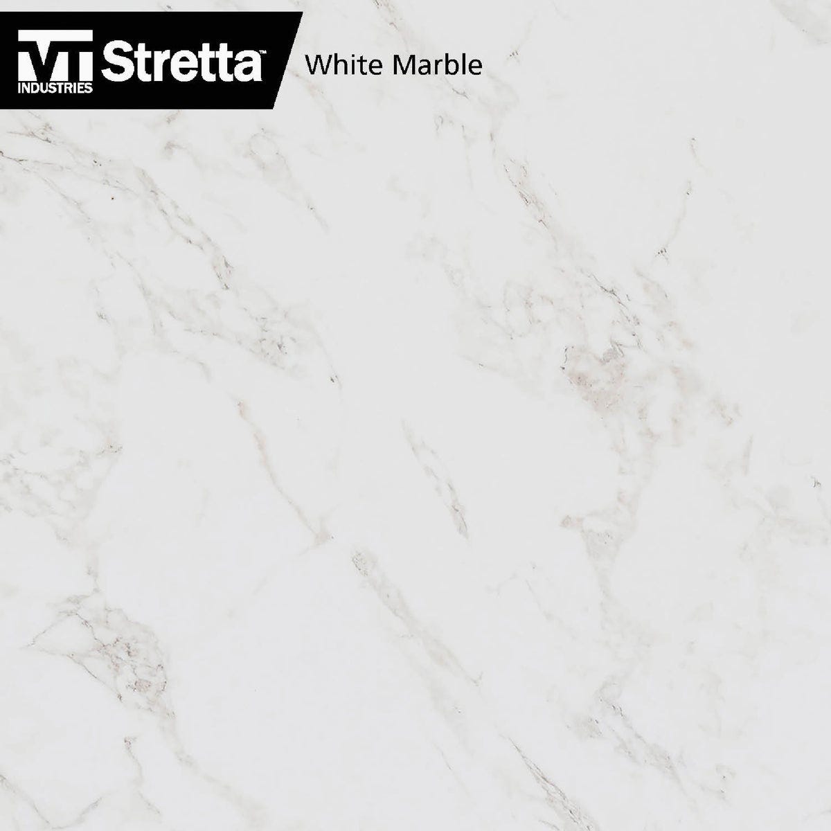 VT Industries Stretta 4 Ft. Laminate White Marble Countertop - photo 2
