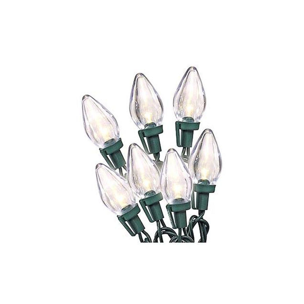 Holiday Wonderland Warm White 25-Bulb C7 Christmas LED String Light Set