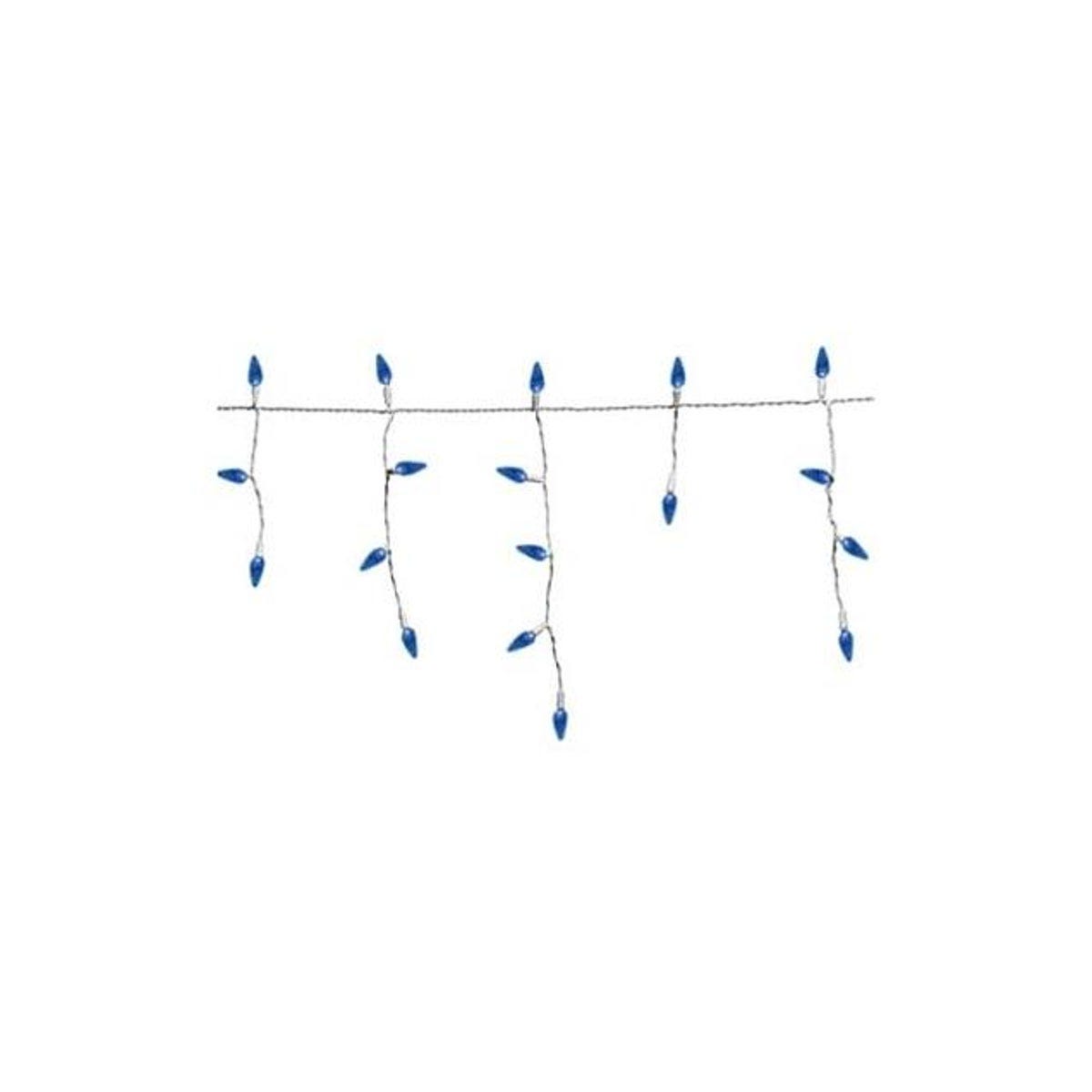 Holiday Wonderland Blue Icicle LED 105-Bulb Christmas Light Set Holiday Wonderland Blue Icicle LED 105-Bulb Christmas Light Set