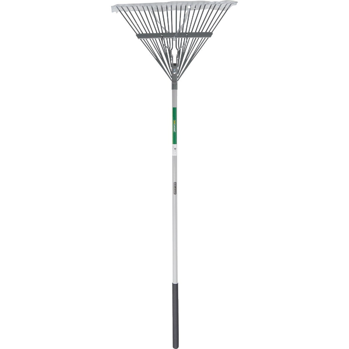 Best Garden 24 In. Steel Leaf Rake with 50 In. Fiberglass Handle (24-Tine) - photo 2