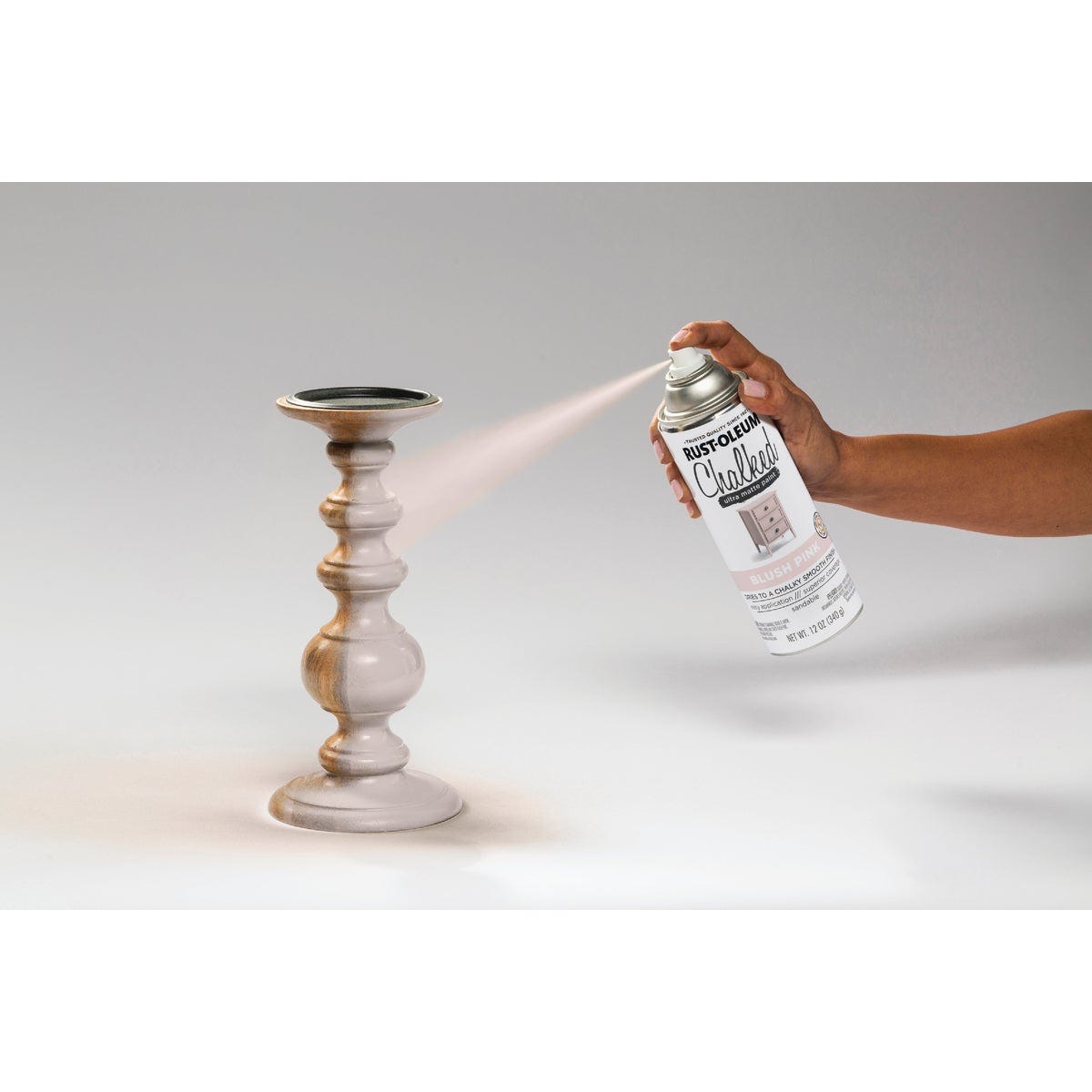 Rust-Oleum Chalked 12 Oz. Ultra Matte Spray Paint, Blush Pink - photo 5