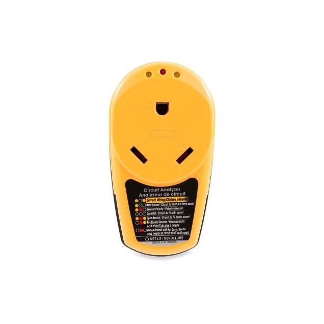 Camco 30A 125V Power Grip Plug In Circuit Analyzer - photo 2 Camco 30A 125V Power Grip Plug In Circuit Analyzer - photo 2